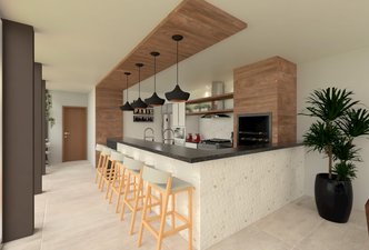 IMAGEM VIRTUAL - DOMUS 3D VARANDA GOURMET