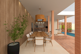 IMAGEM VIRTUAL - DOMUS 3D ESPAÇO GOURMET