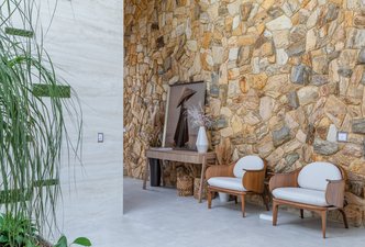 Hall de entrada e Jardim Interno