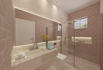IMAGEM VIRTUAL - DOMUS 3D - BANHO HOSPEDES