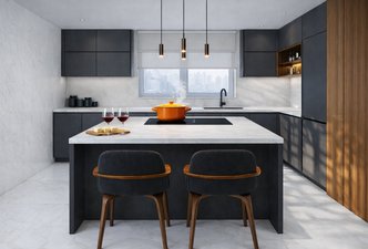 Cozinha ALM4 - Bianco Covelano