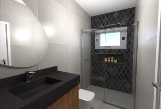 Banheiro decor cube