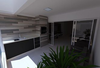 Projeto 3D - Projeto de Paginação de apartamento no Condomínio Pinheiros, Resende/RJ