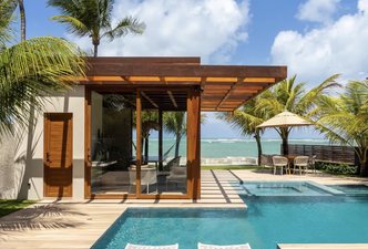 Piscina casa de praia