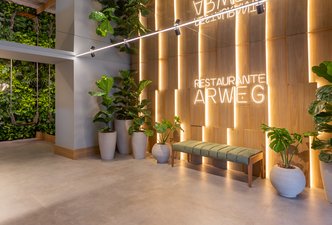 Recepção restaurante Arweg