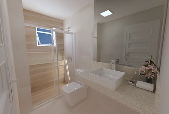 Projeto 3D - Projeto de Paginação de apartamento no Condomínio Pinheiros, Resende/RJ