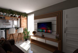 Projeto 3D - Apartamento MRV