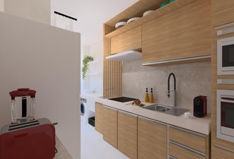 Cozinha e área de serviço 
