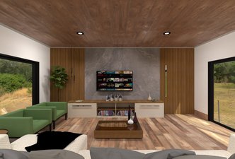 Sala de estar + cozinha