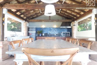 Espaço Gourmet - casa de praia