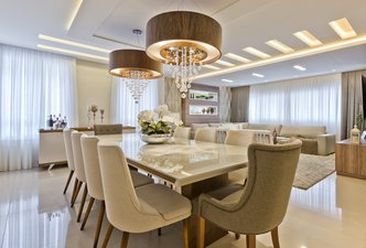 Sala de estar e jantar
