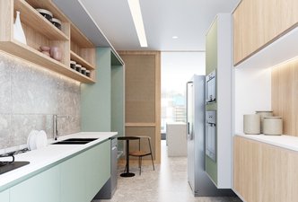 Apartamento Jardins - Cozinha e Lavabo