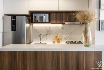 Cozinha apartamento Vila Romana