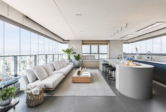 Apartamento conceitual com muita arte e design