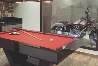 Bar residencial climatizado