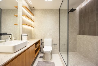 Banheiro social loft CA