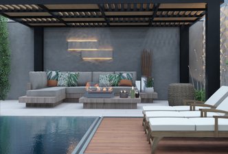 Living da Piscina 