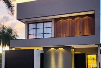 Volumes, cores e texturas, fazem toda diferença nessa fachada