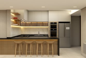 Uma ELEGANTE Cozinha