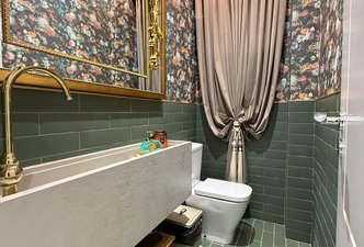 LAVABO - um espaço pequeno em metragem, mas imenso em personalidade.
