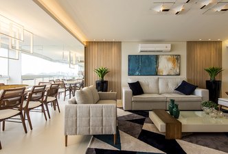 Apartamento de luxo com estética clean