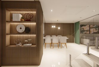 Cobertura Vila Mariana - Cozinha | Sala e Área de Serviço