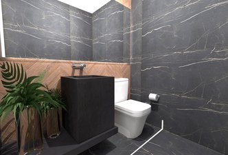 Lavabo Nero Venato