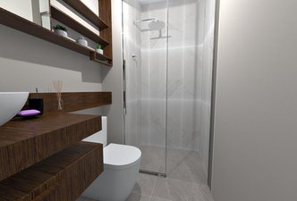 Banheiro para hospede