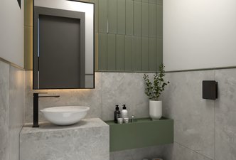 Lavabo verde 