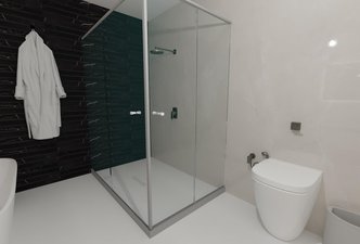 Banheiro minimalista