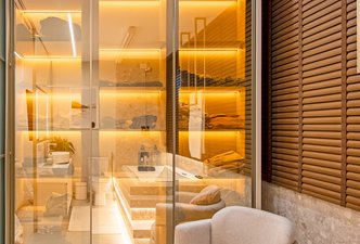 APARTAMENTO CHAMPAGNE | Suíte Master | HABITÁ Arquitetura
