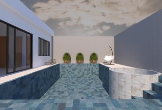 Piscina no Barlavento Sea e Blanc