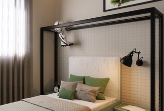 Quarto Infantil Temático de Futebol 