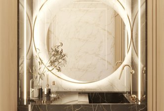 Lavabo em Nero Vanato 