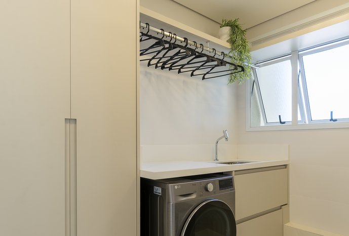 Área de Serviço Elegante e Funcional