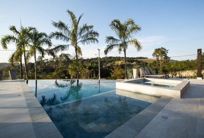 Área de lazer, piscina