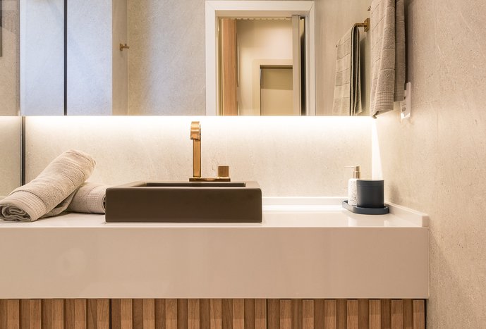 Banheiro aconchegante