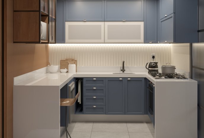 Cozinha Azul