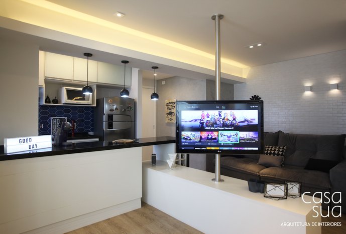 Apartamento cozinha integrada