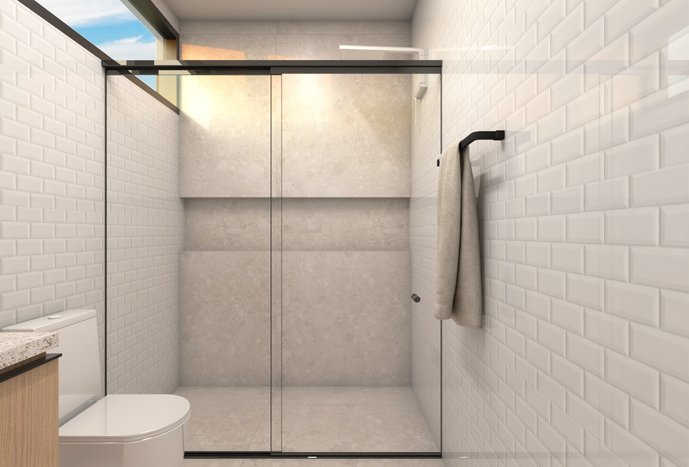 BANHEIRO DE SERVIÇO - CASA A | W