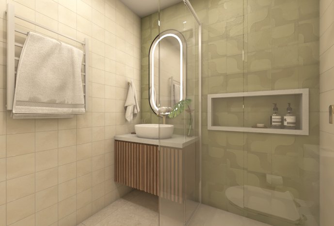 BANHEIRO HÓSPEDES - CASA P | L