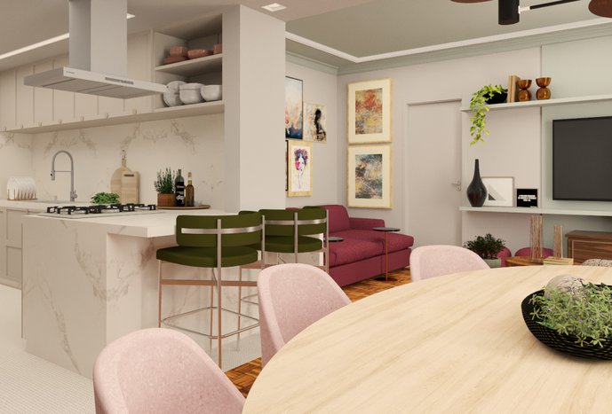 Residência Histórica Modernizada: Um Tributo à Personalidade e à Arte Brasileira