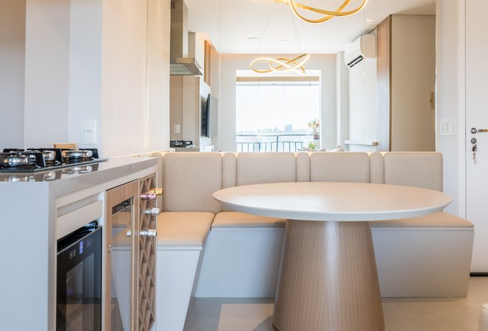 Cozinha e Sala de Jantar integradas 