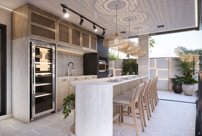 Área gourmet externa