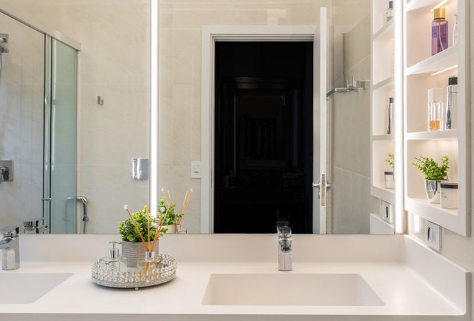 Banheiro Residência A.R.