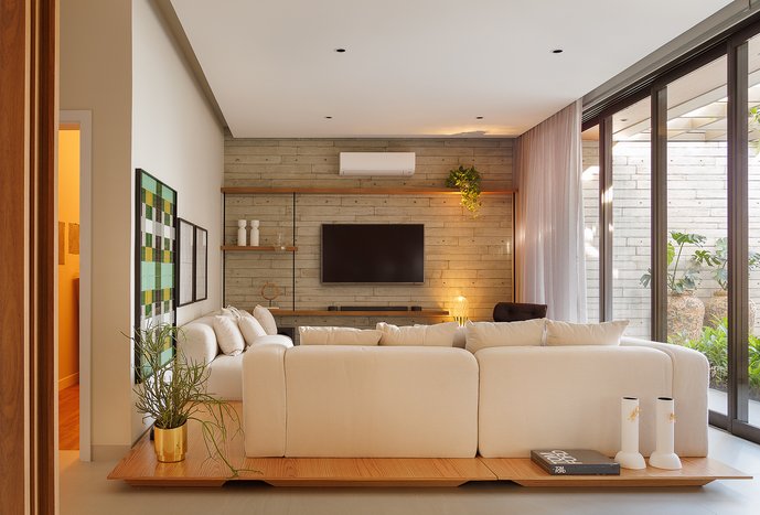 Residência P|S - Sala de TV